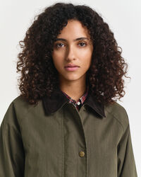 Car Coat van gewaxt katoen