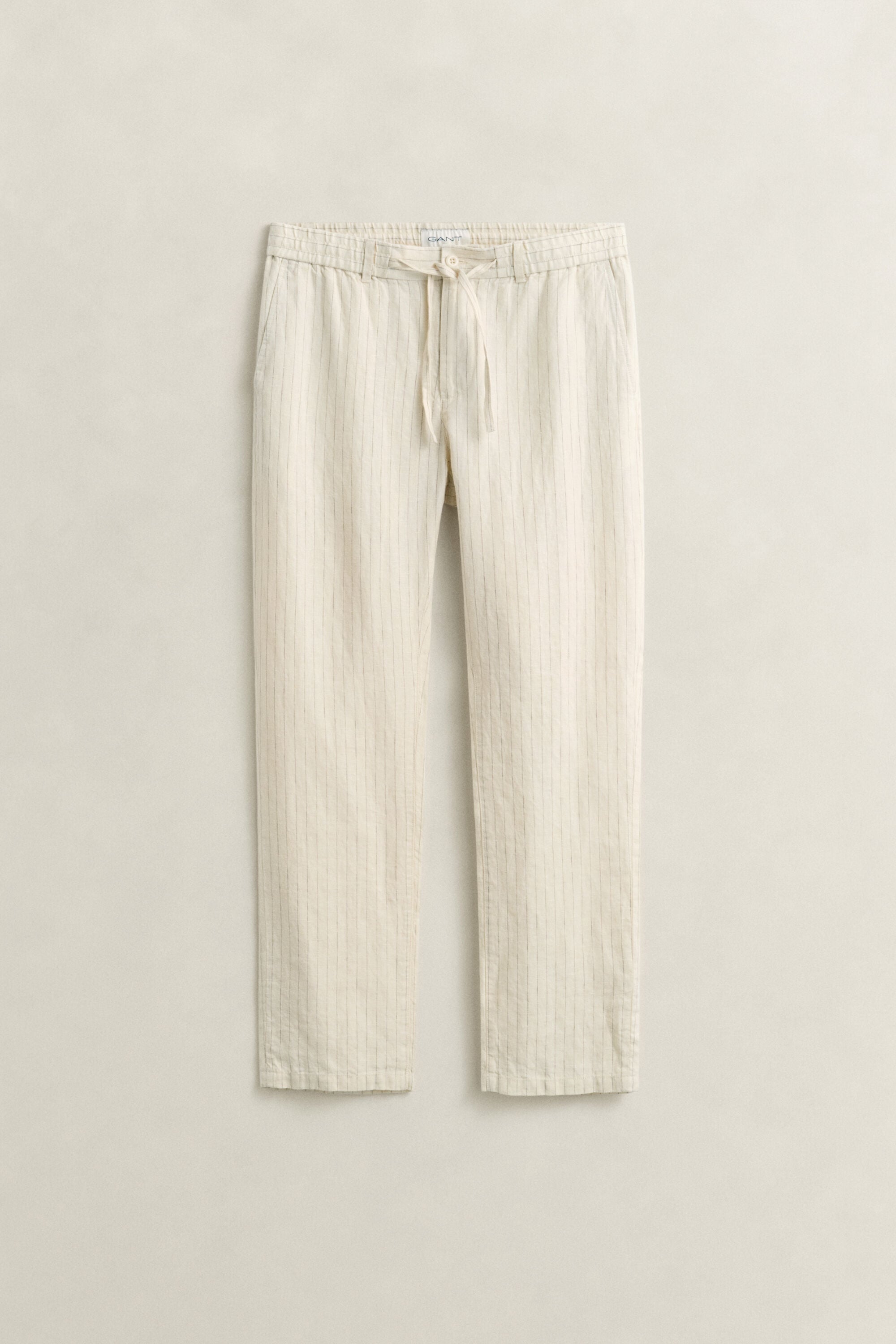 Pantalon en lin à rayures