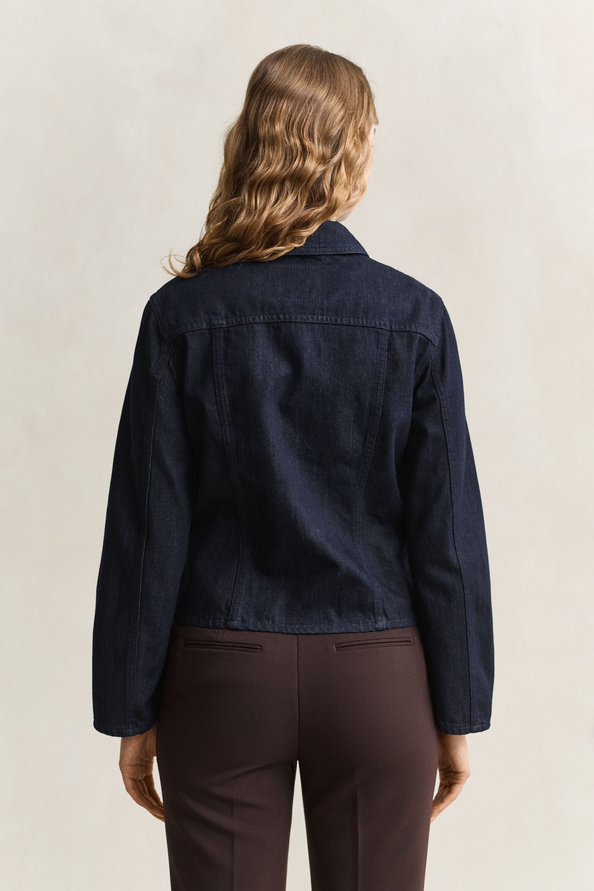 Veste en denim ajustée