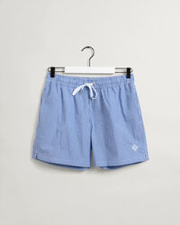 Classic Fit zwemshort van seersucker