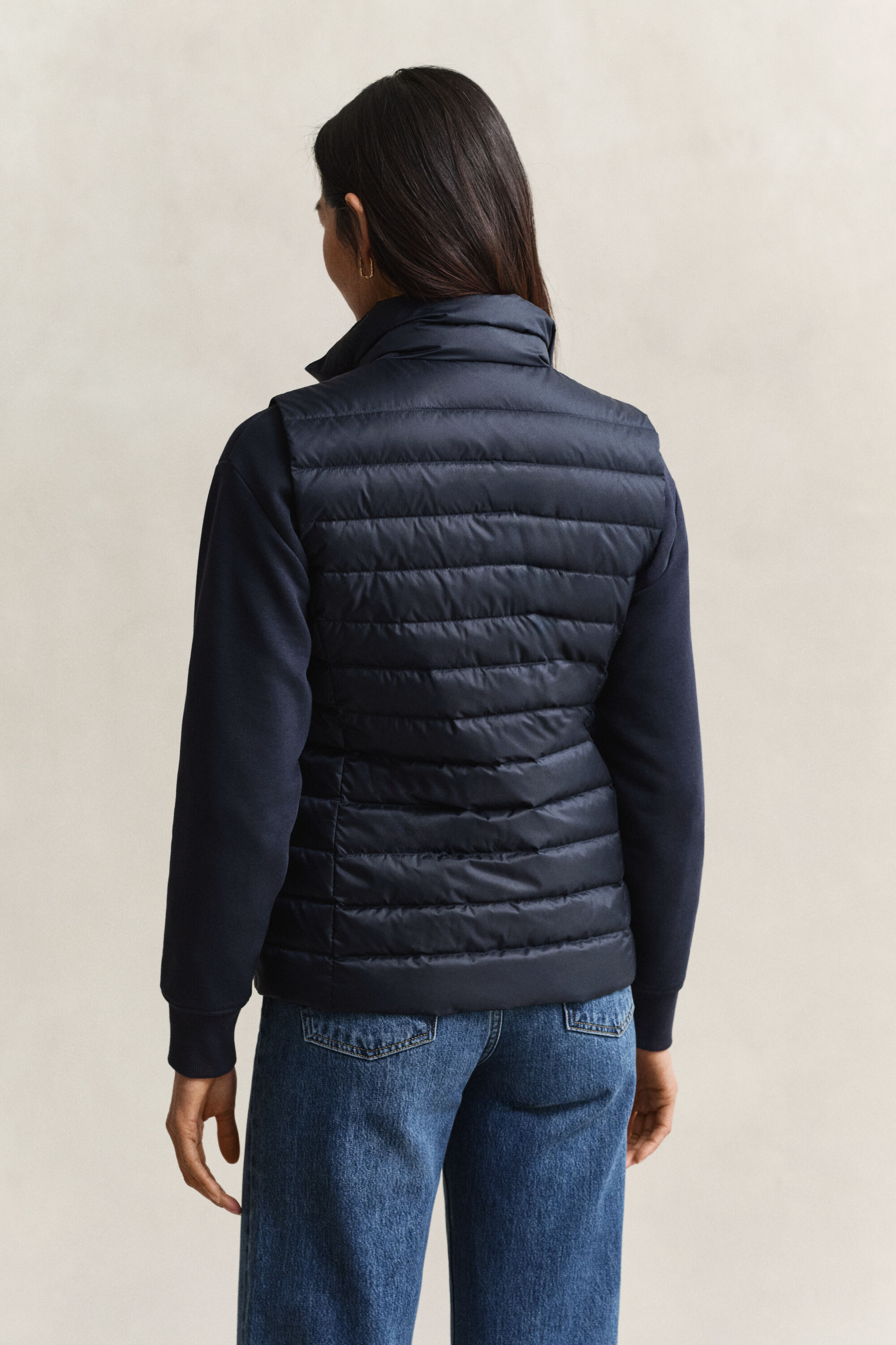 Lichte donsbodywarmer