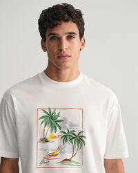 T-shirt Hawaiian Print