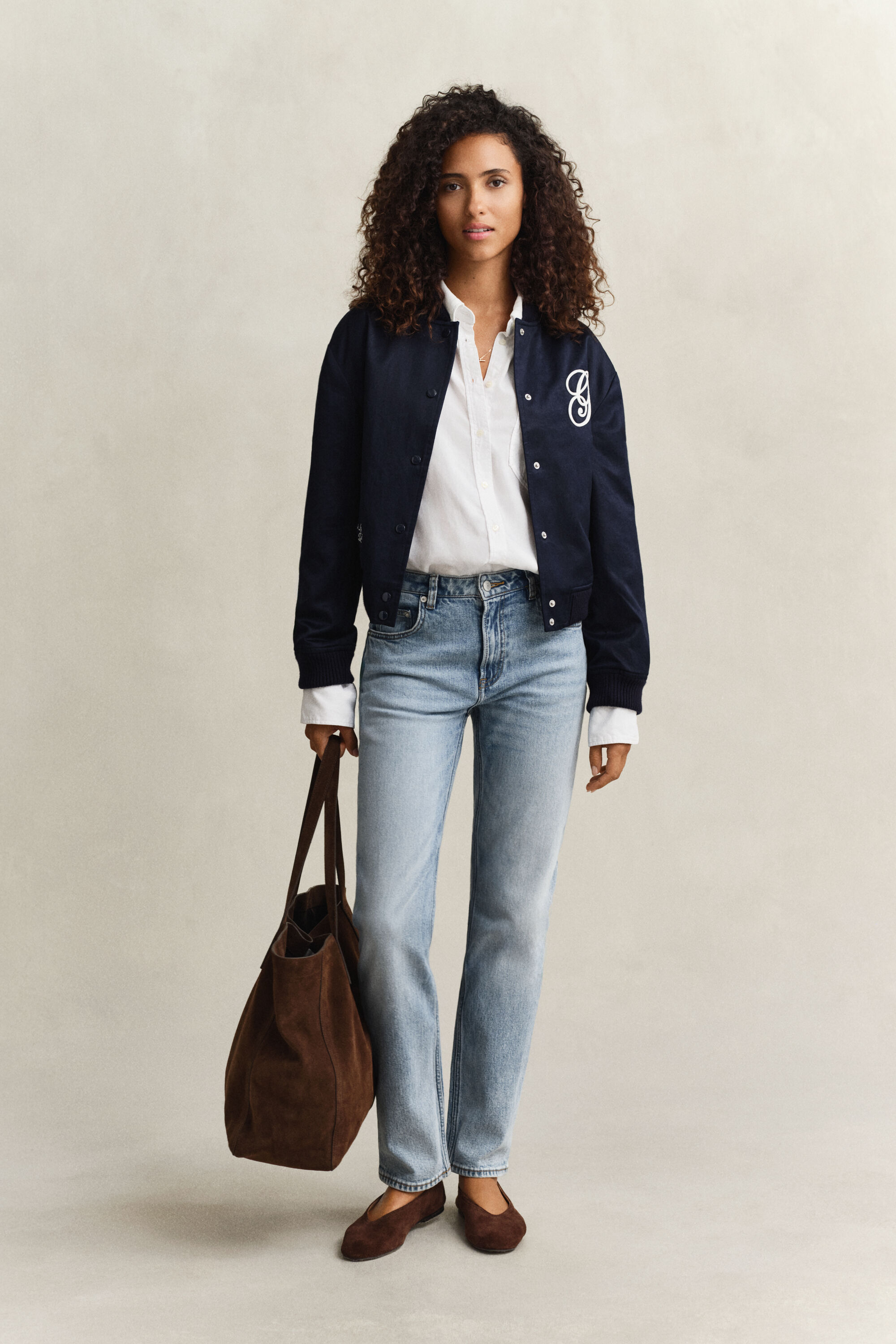 Veste Varsity de Gant en satin