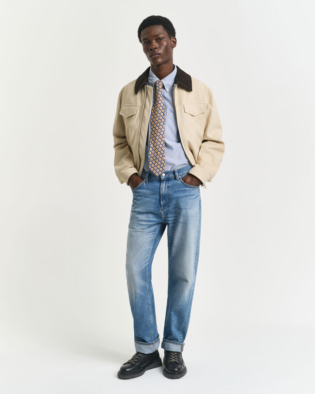 Relaxed Fit US Oxford-hemd