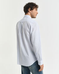 Regular Fit Classic hemd met Gingham-ruitje van poplin