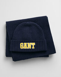 GANT Graphic beanie & sjaal in cadeauverpakking