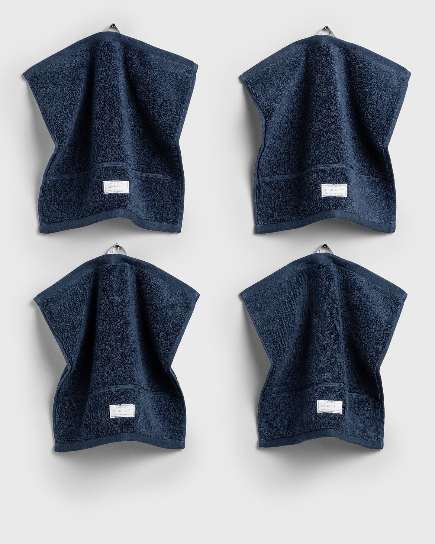 Set van vier Premium handdoeken 30 x 30 cm