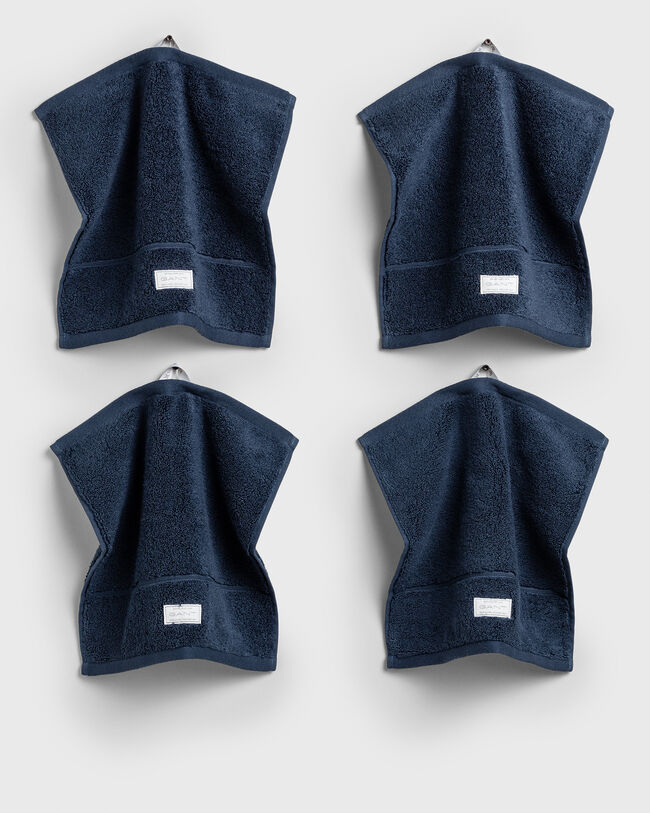 Set van vier Premium handdoeken 30 x 30 cm