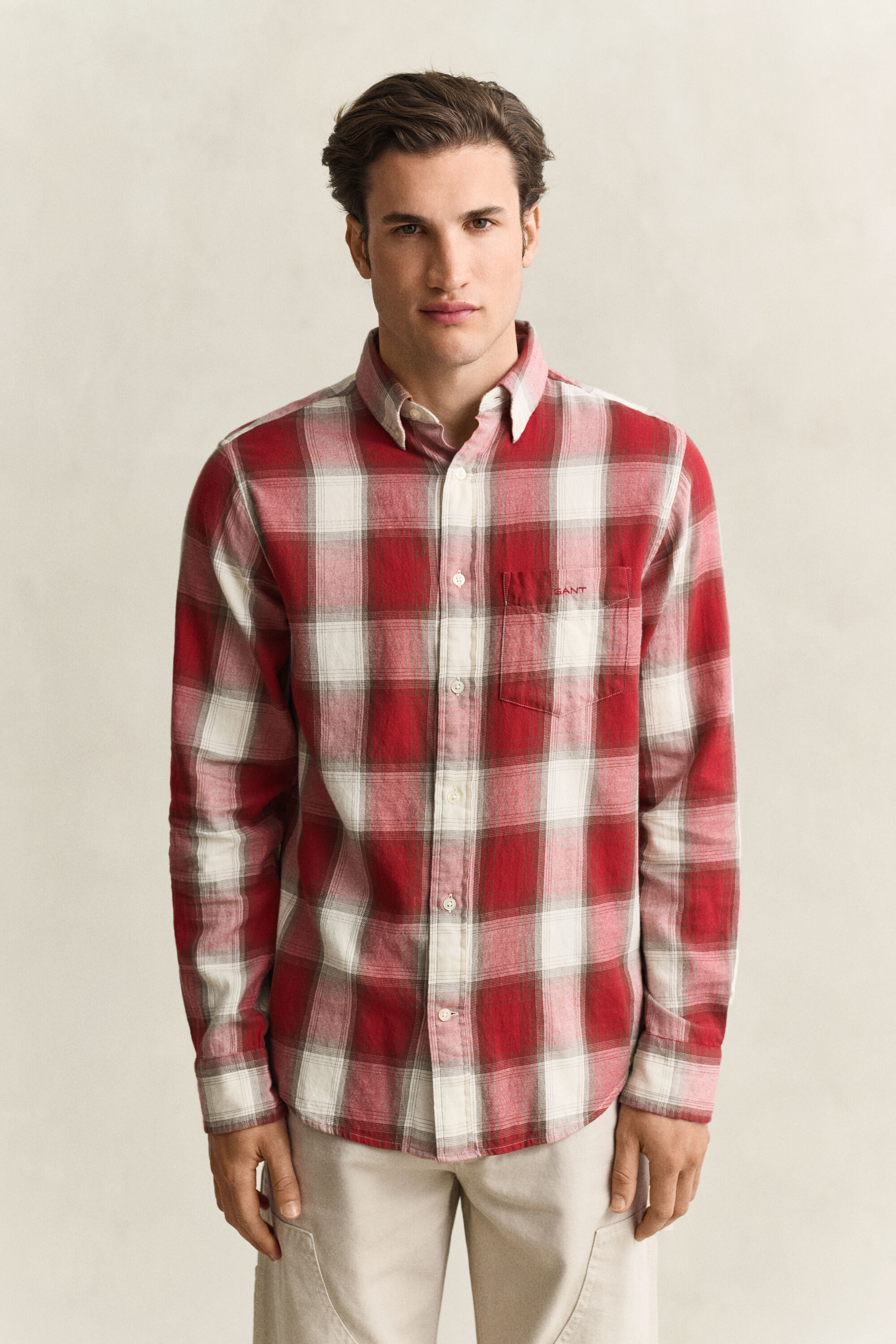 Geruit hemd van Windblown-flanel