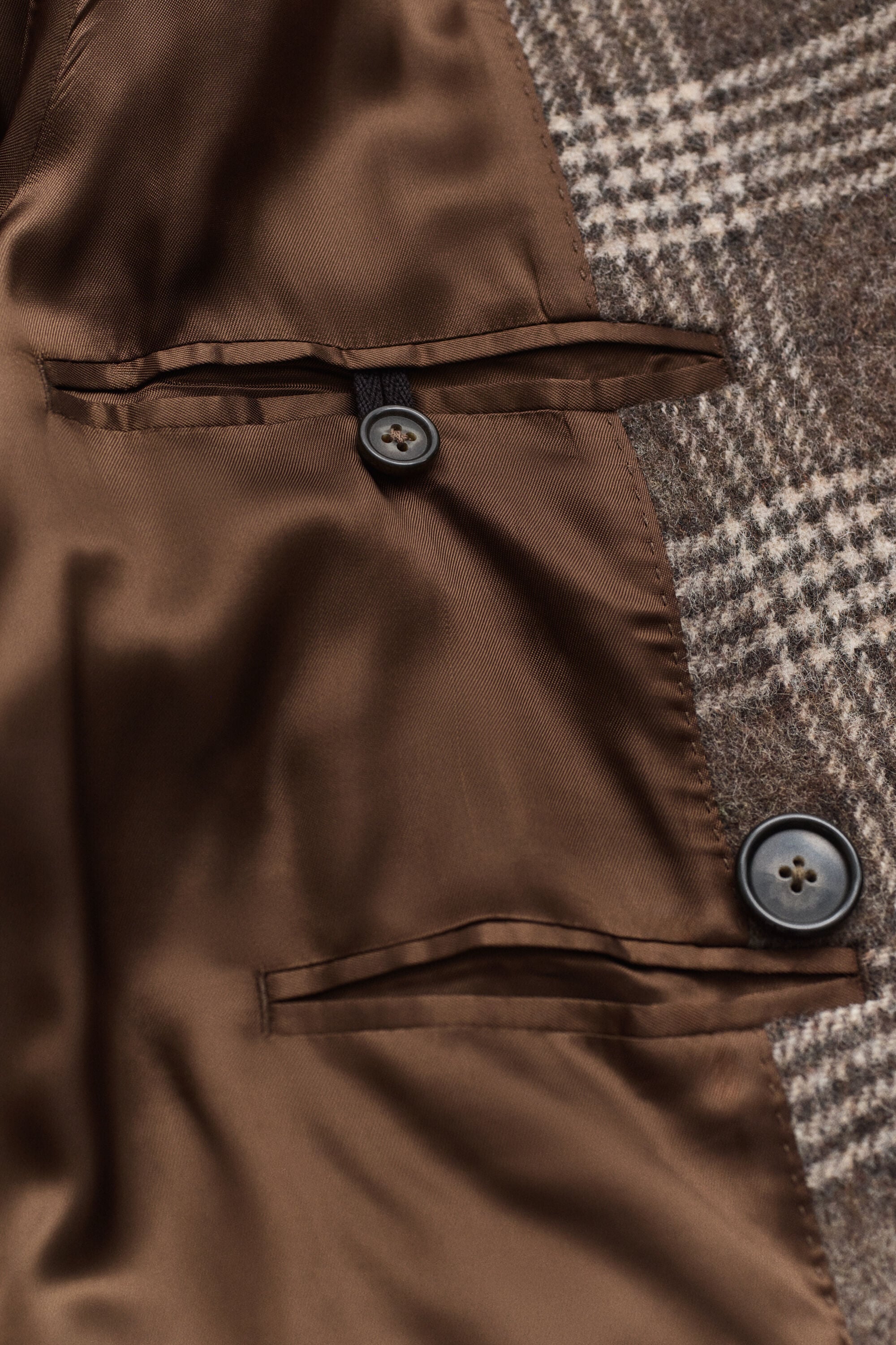 Manteau à boutonnage croisé en laine