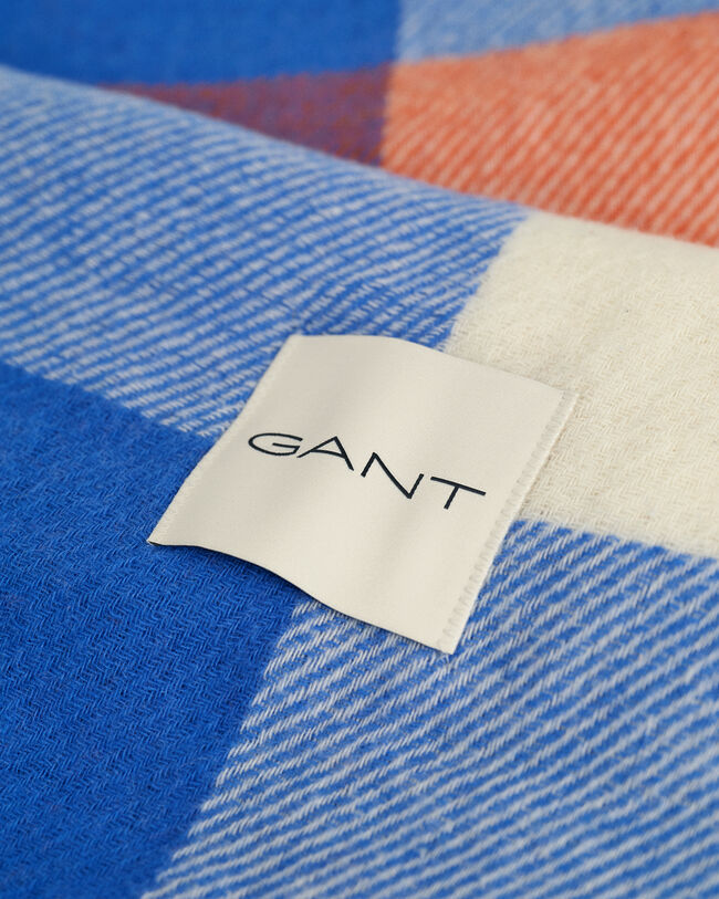 Écharpe tissée à carreaux