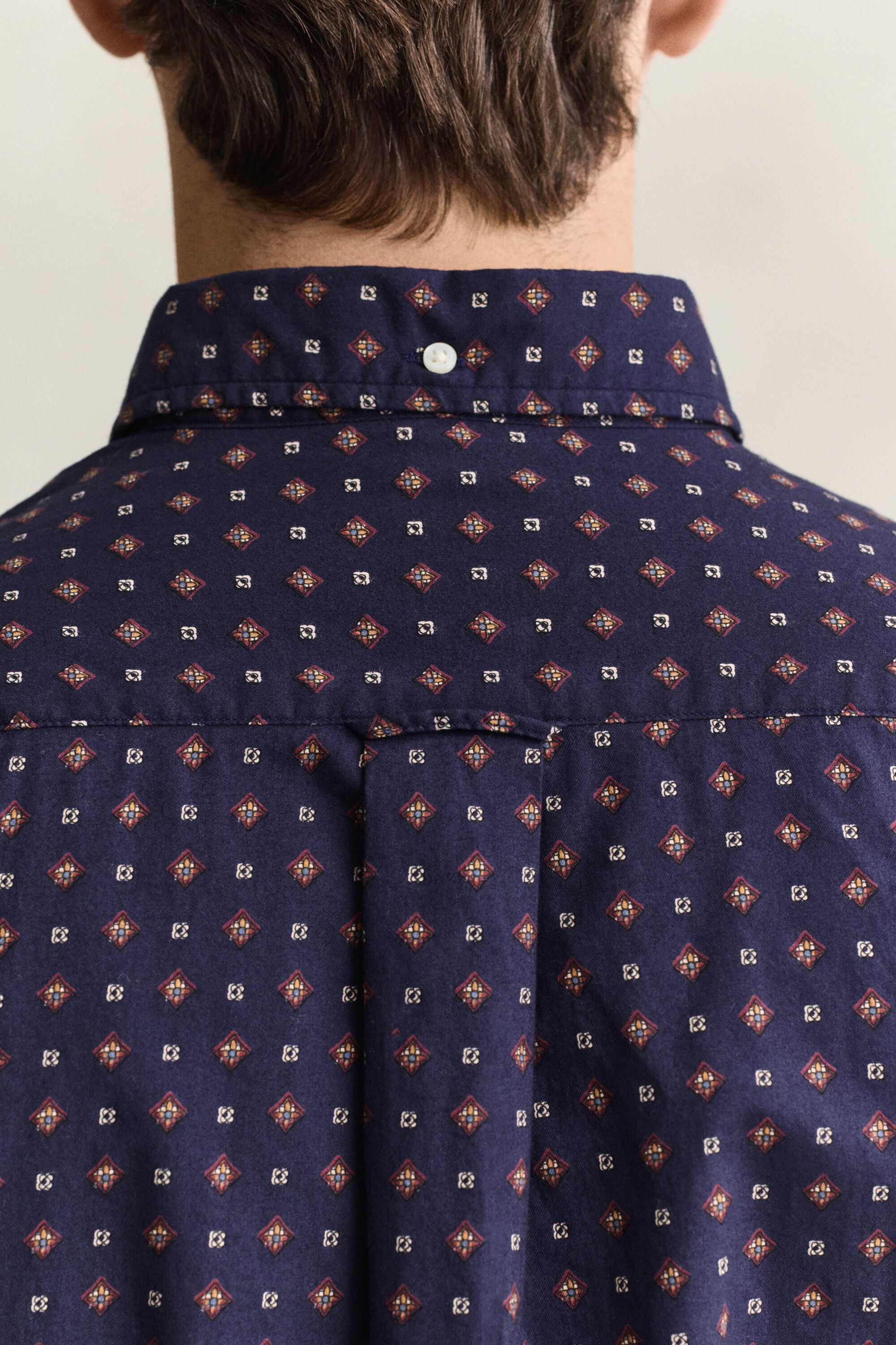 Chemise en sergé à motif cachemire