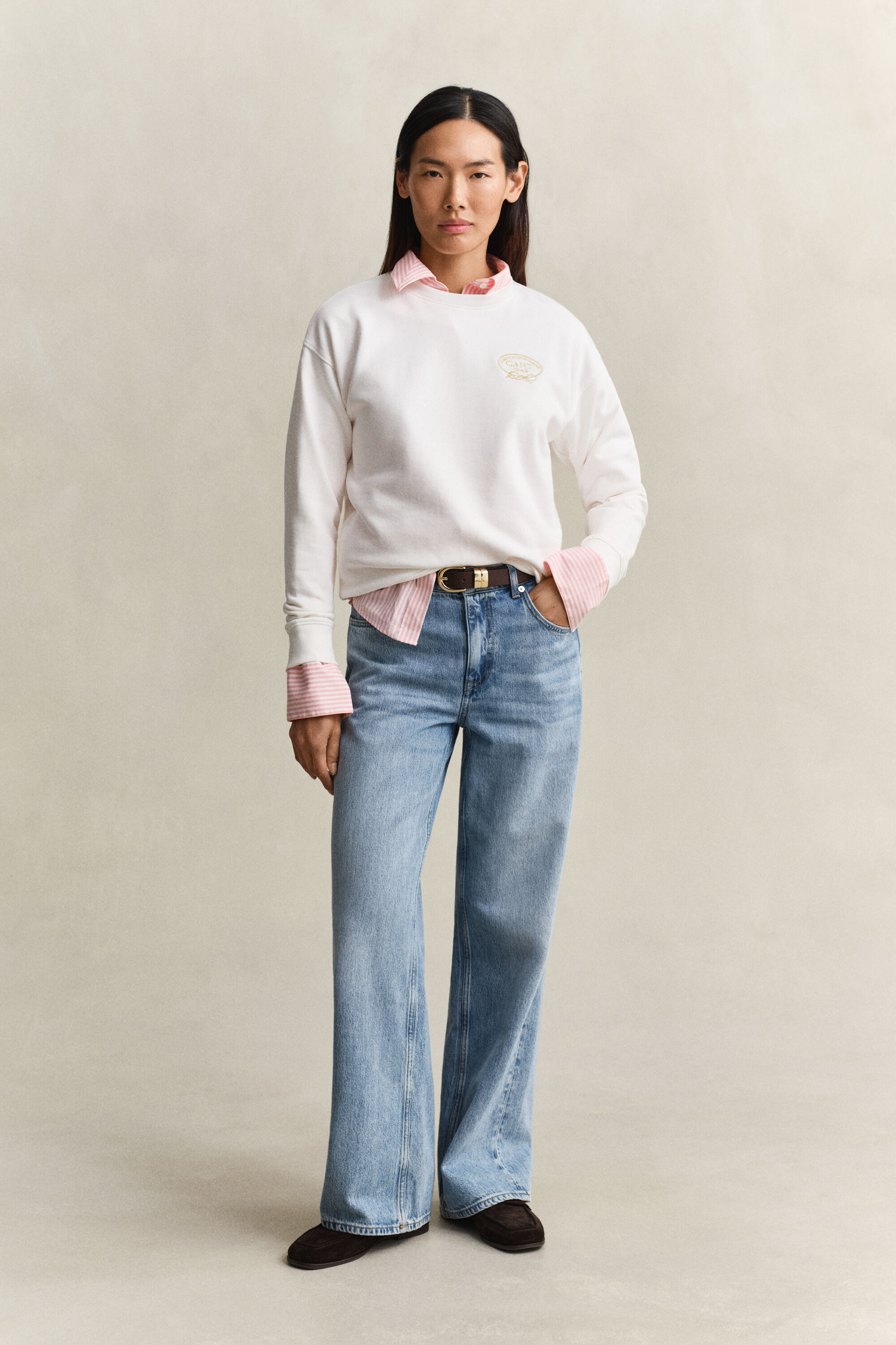 Sweat-shirt logo cordage