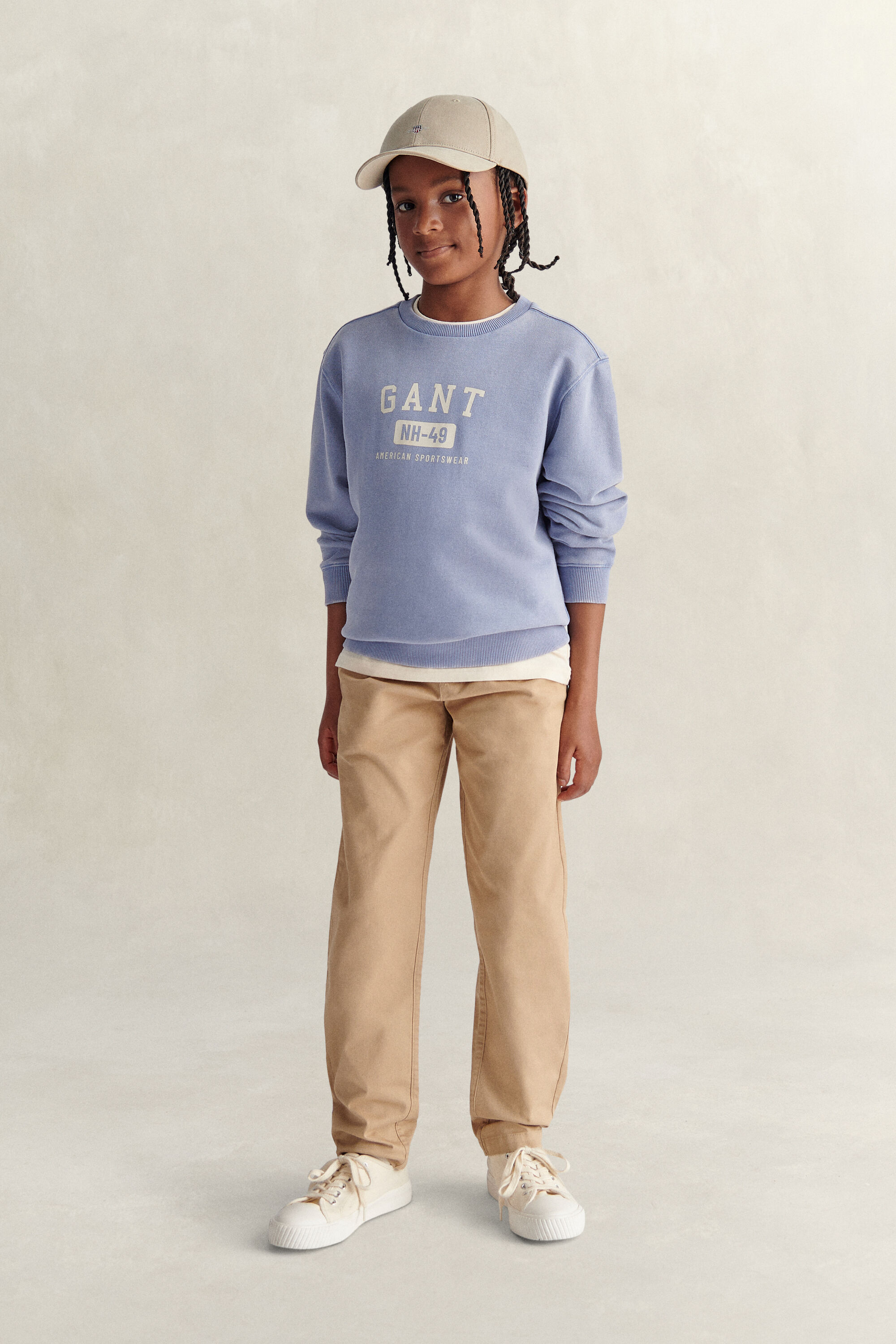 Pantalon chino avec cordon de serrage Ado Garçon