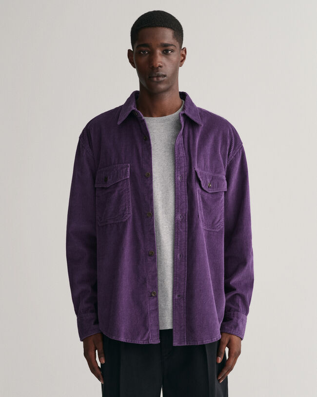 Relaxed Fit corduroy hemd