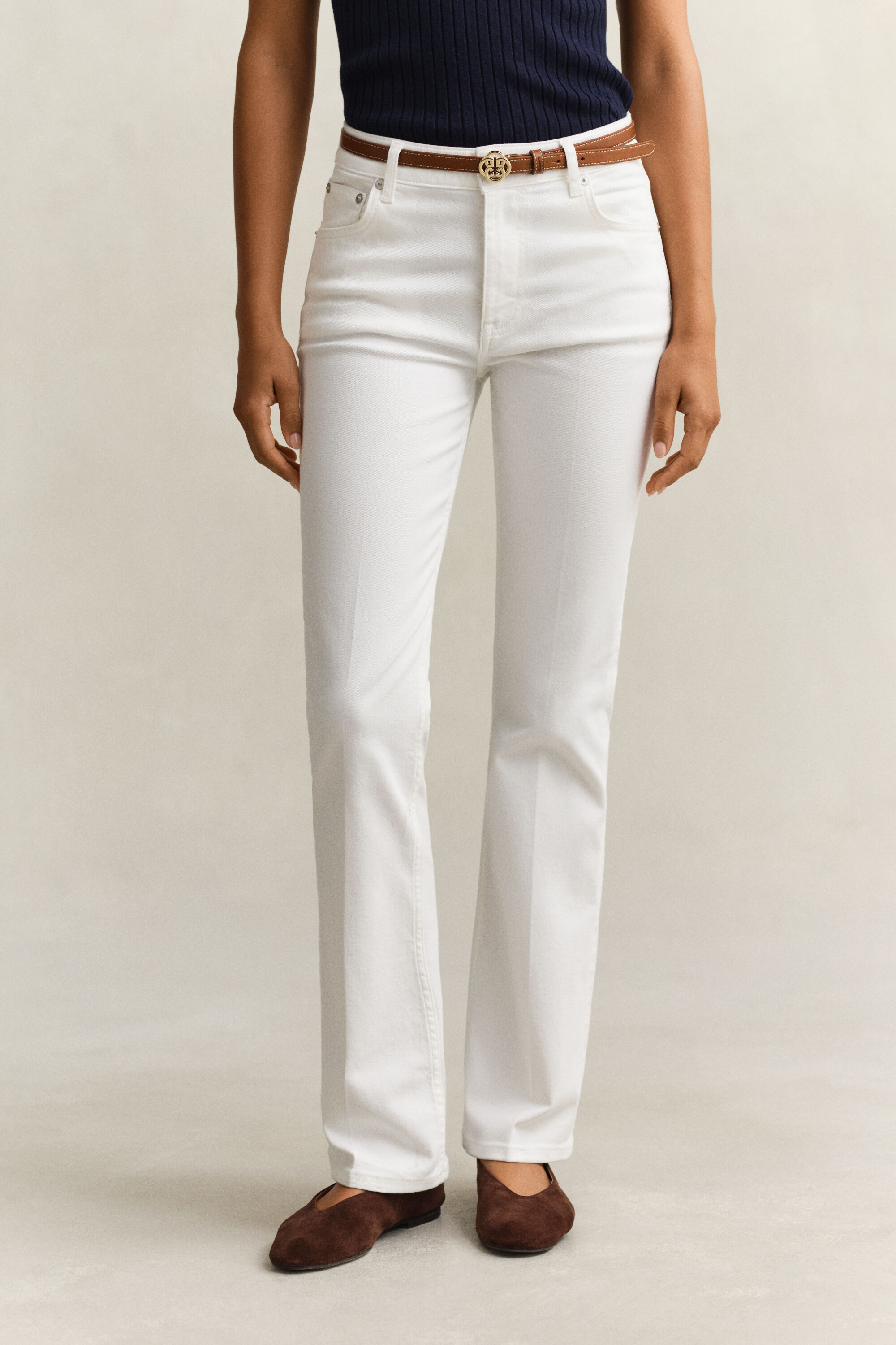 Flared jeans met stretch