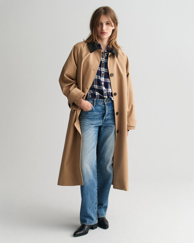 Relaxed Fit flanellen hemd met ruitje