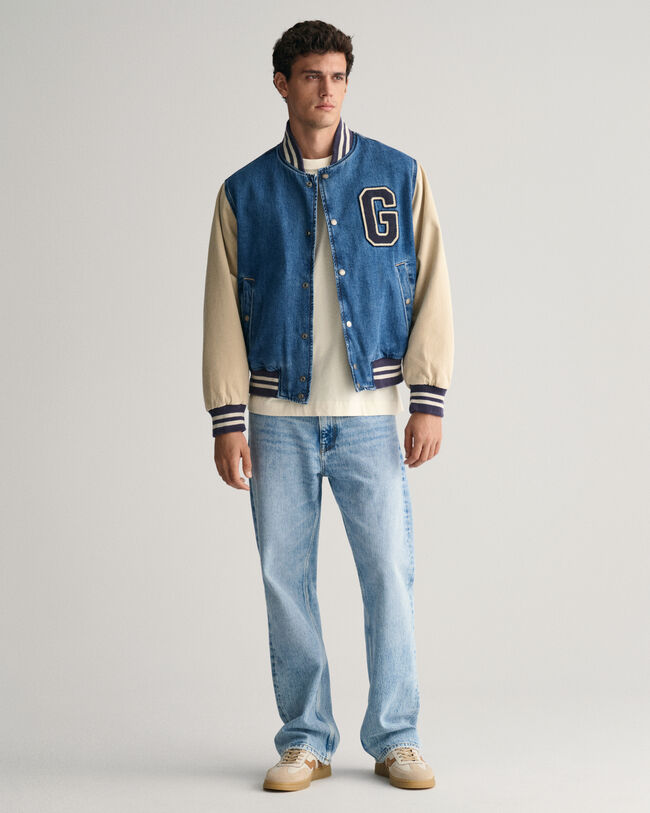 Jean loose fit à jambes larges