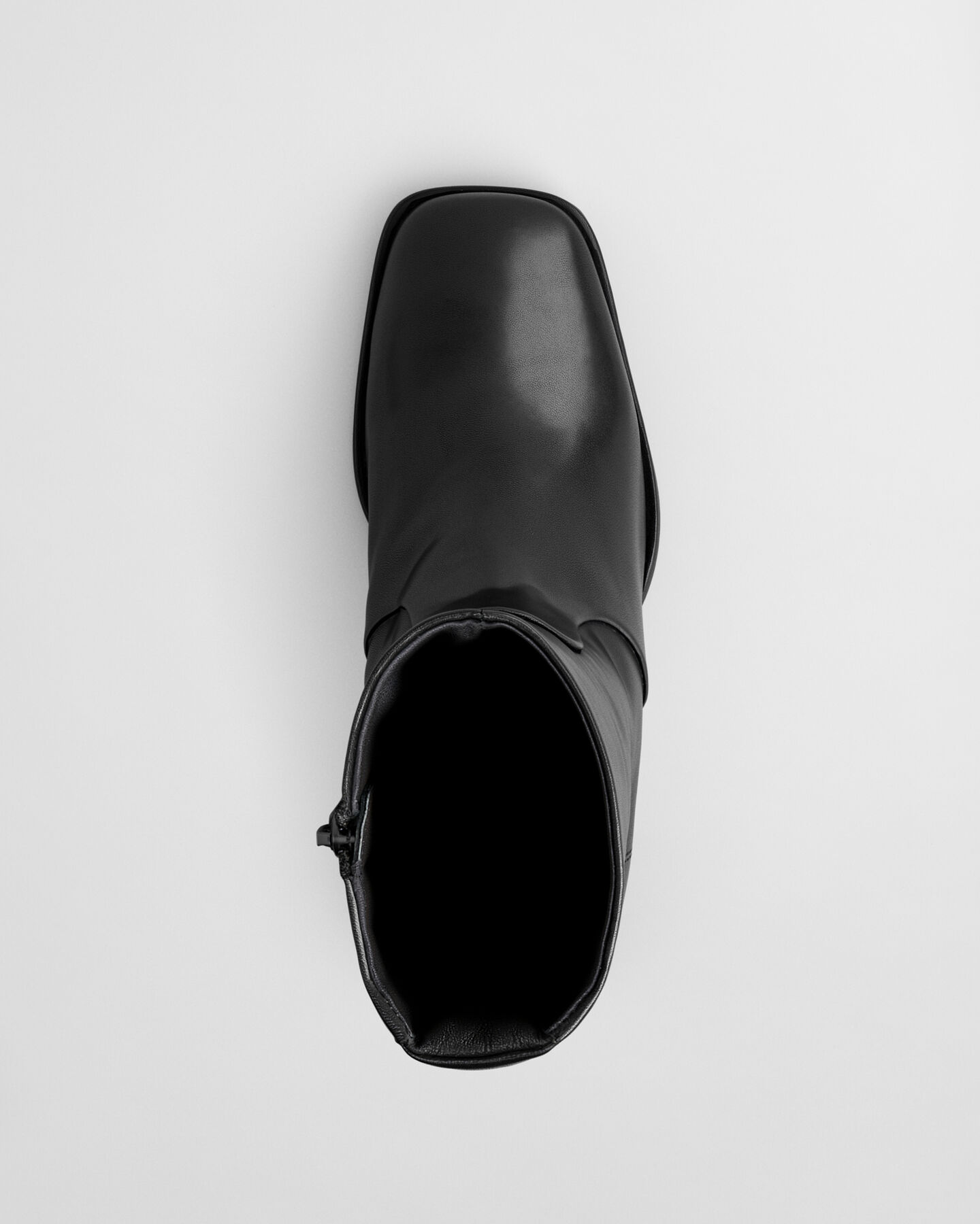 Gwenety leren laarzen met hak