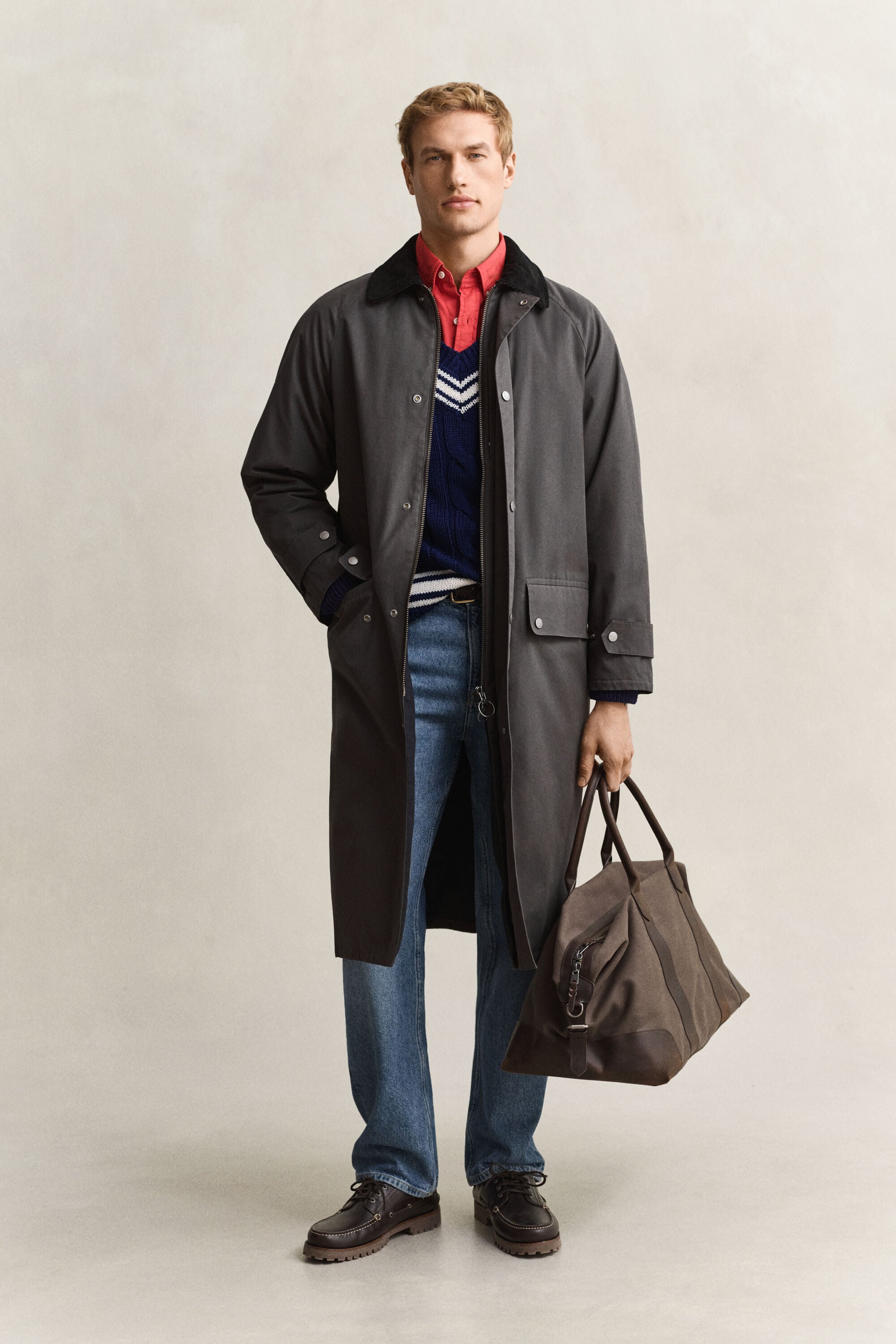 Gewaxte outdoorjas