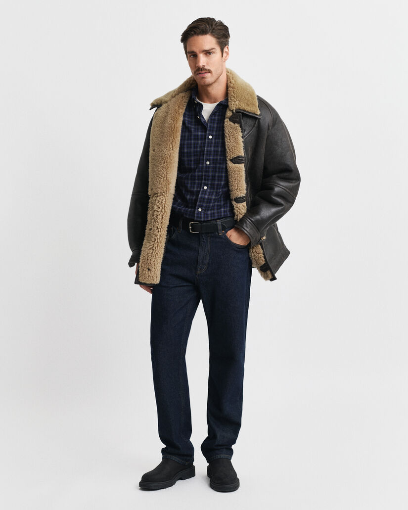 Regular Fit Classic geruit hemd van poplin