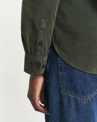 Chemise coupe regular en velours côtelé