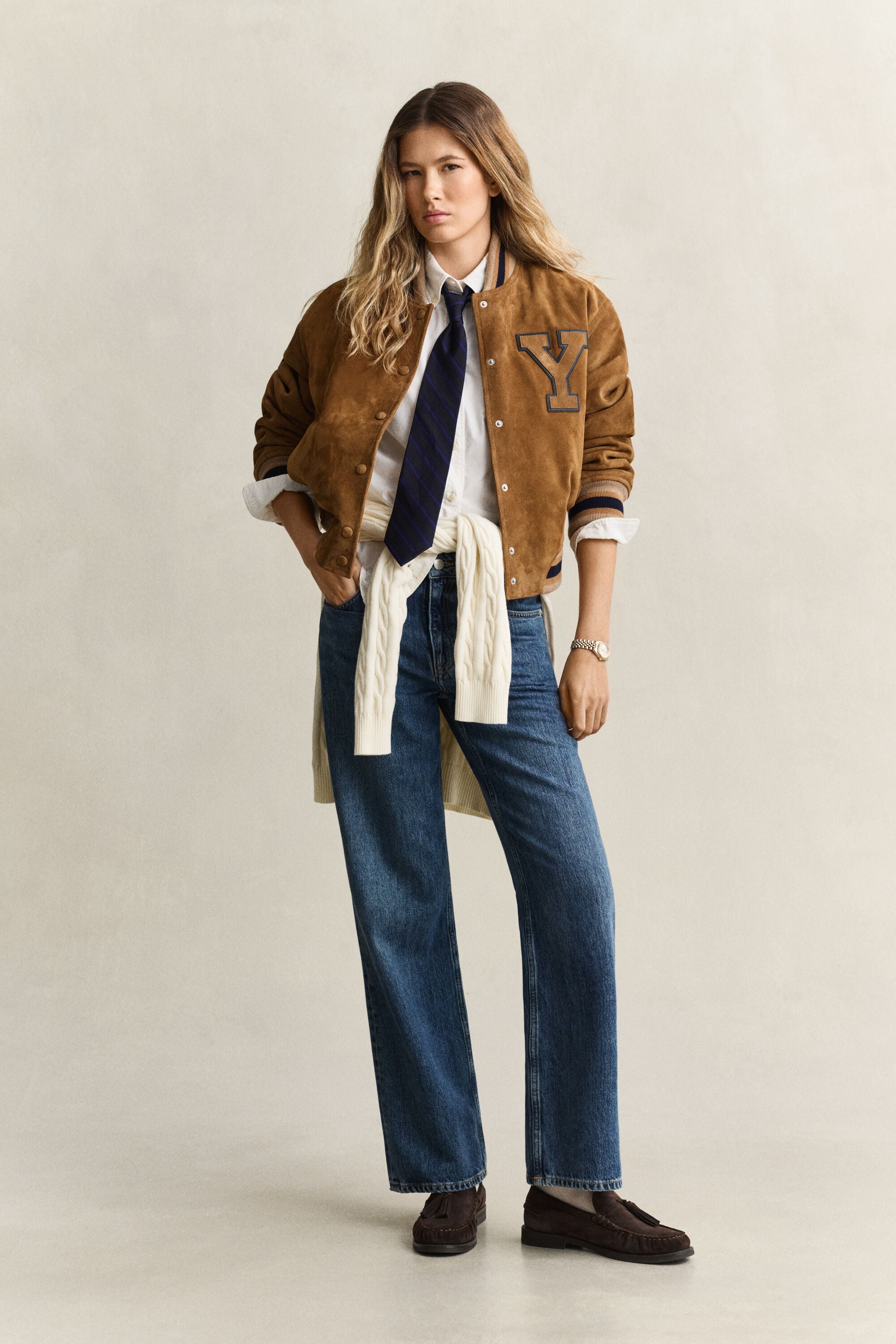 Veste Varsity de Gant x Yale en daim