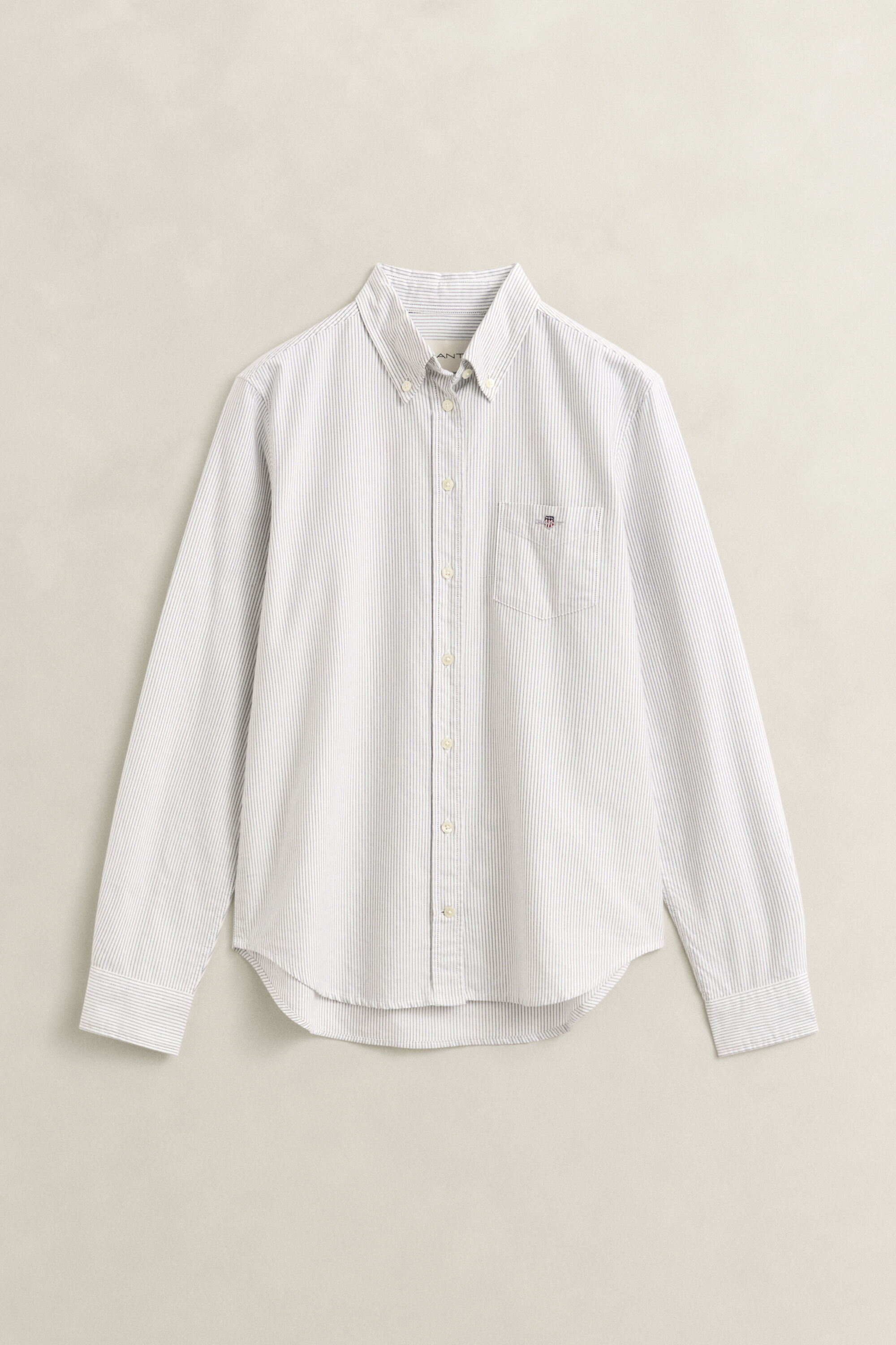 Chemise en coton Oxford classique à rayures