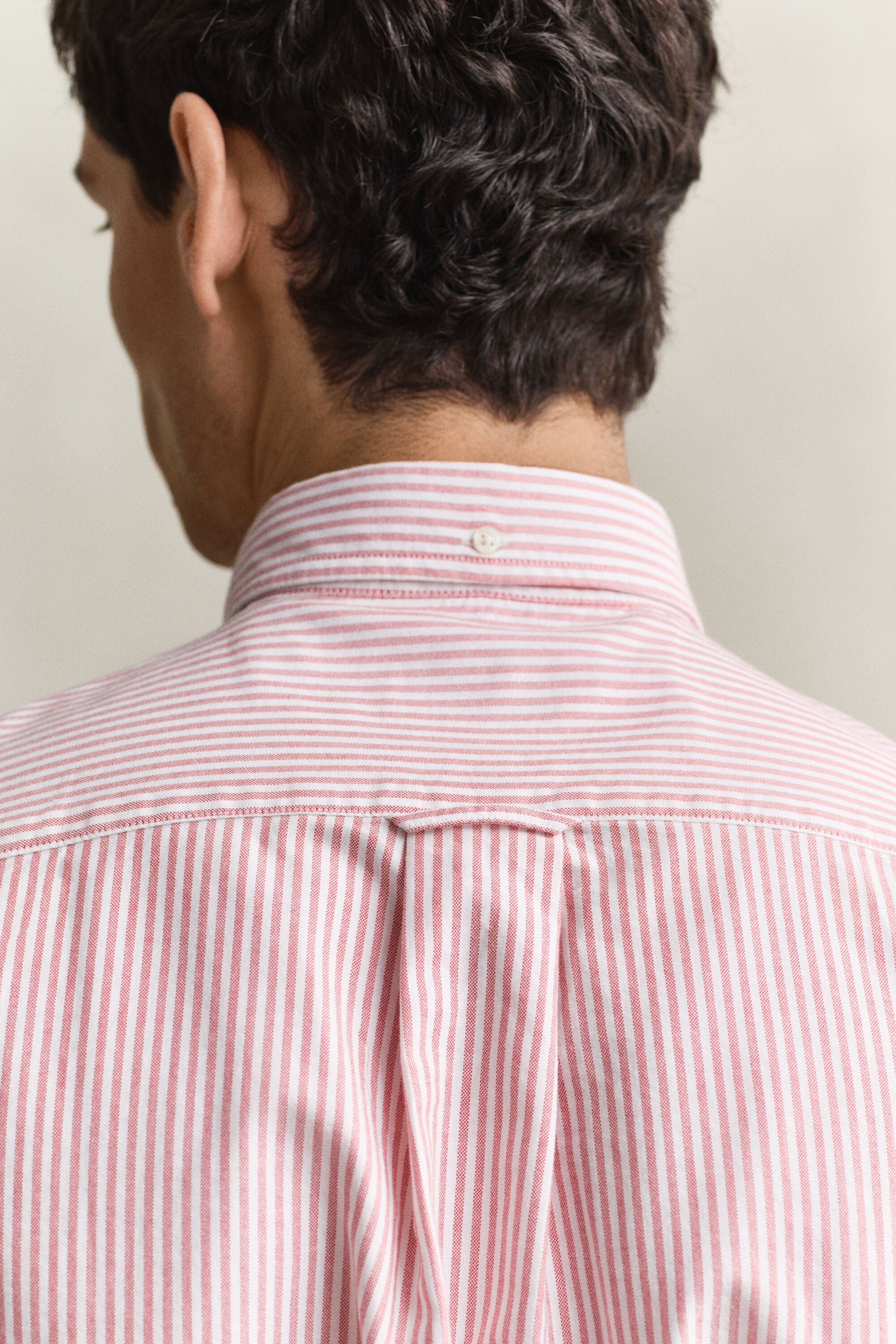 Chemise en coton Oxford classique à rayures Banker