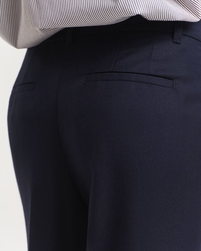 Pantalon élégant en laine mélangée