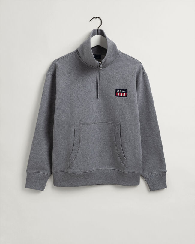 Pull &agrave; demi-zip Retro Flag