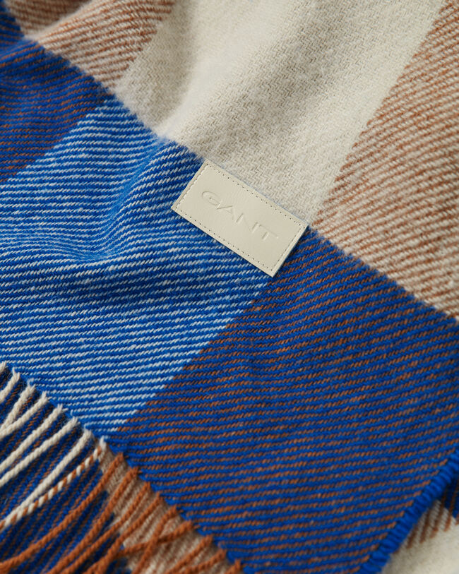 Jeté de lit à carreaux