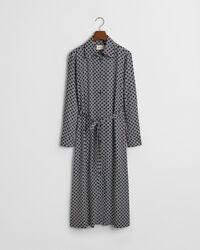 Robe-chemise à imprimé géométrique