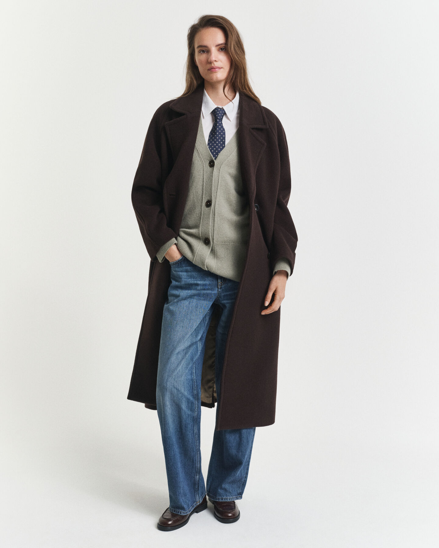 Cardigan en laine et cachemire