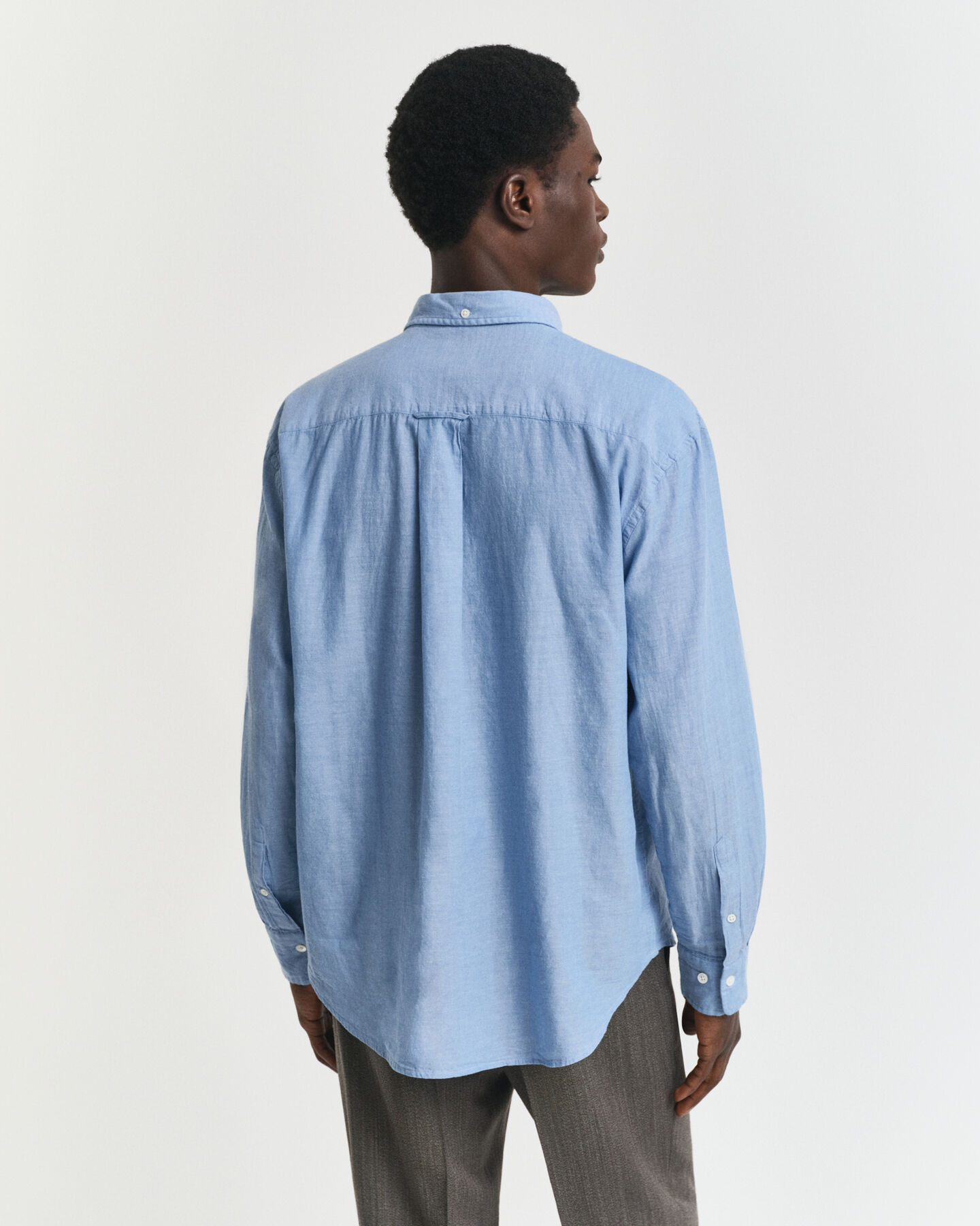 Relaxed Fit indigo chambray hemd