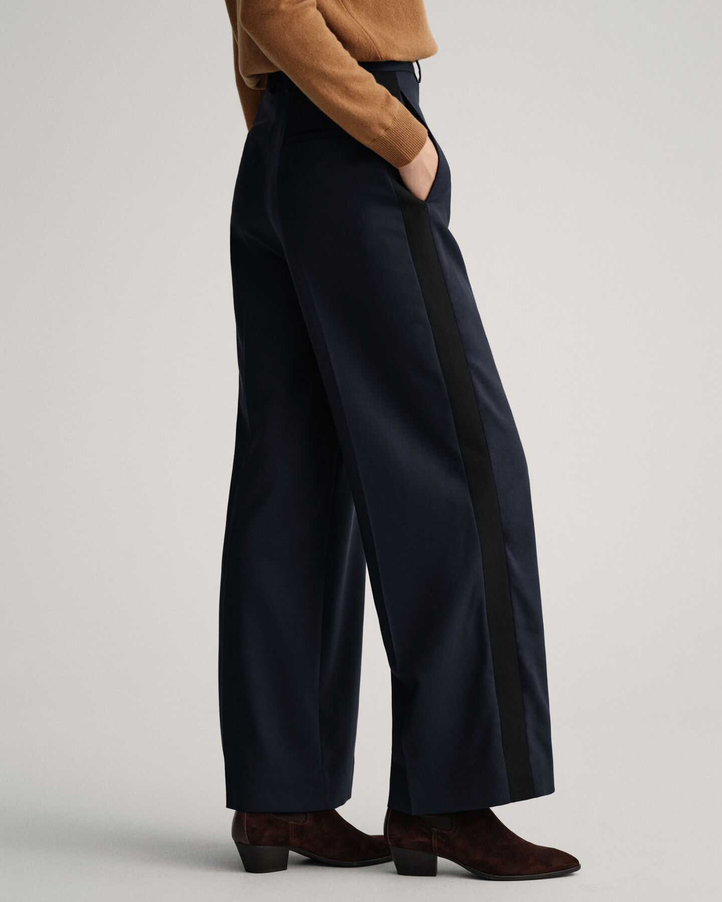 Pantalon taille haute Tuxedo