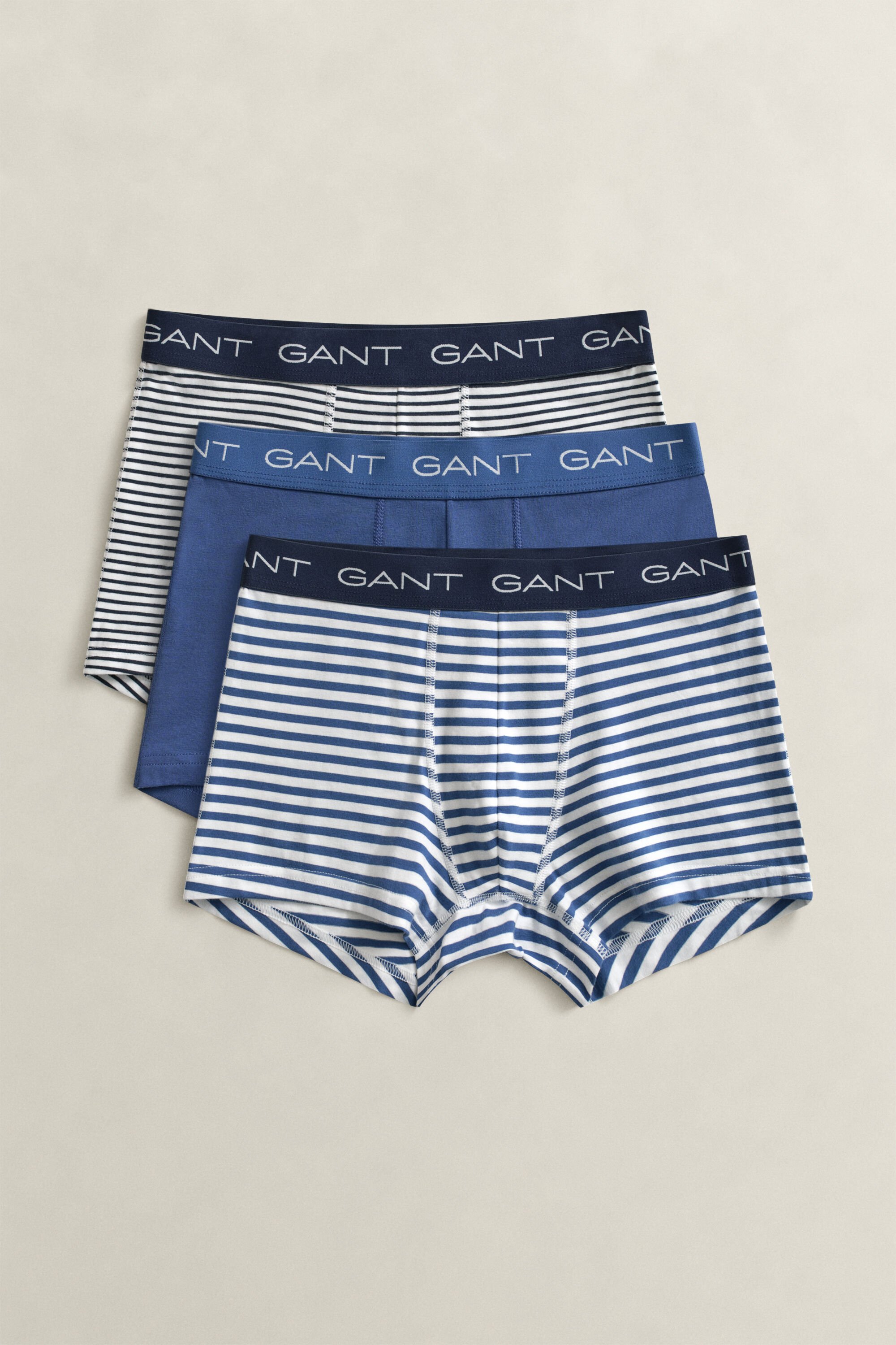 Set van drie gestreepte boxershorts