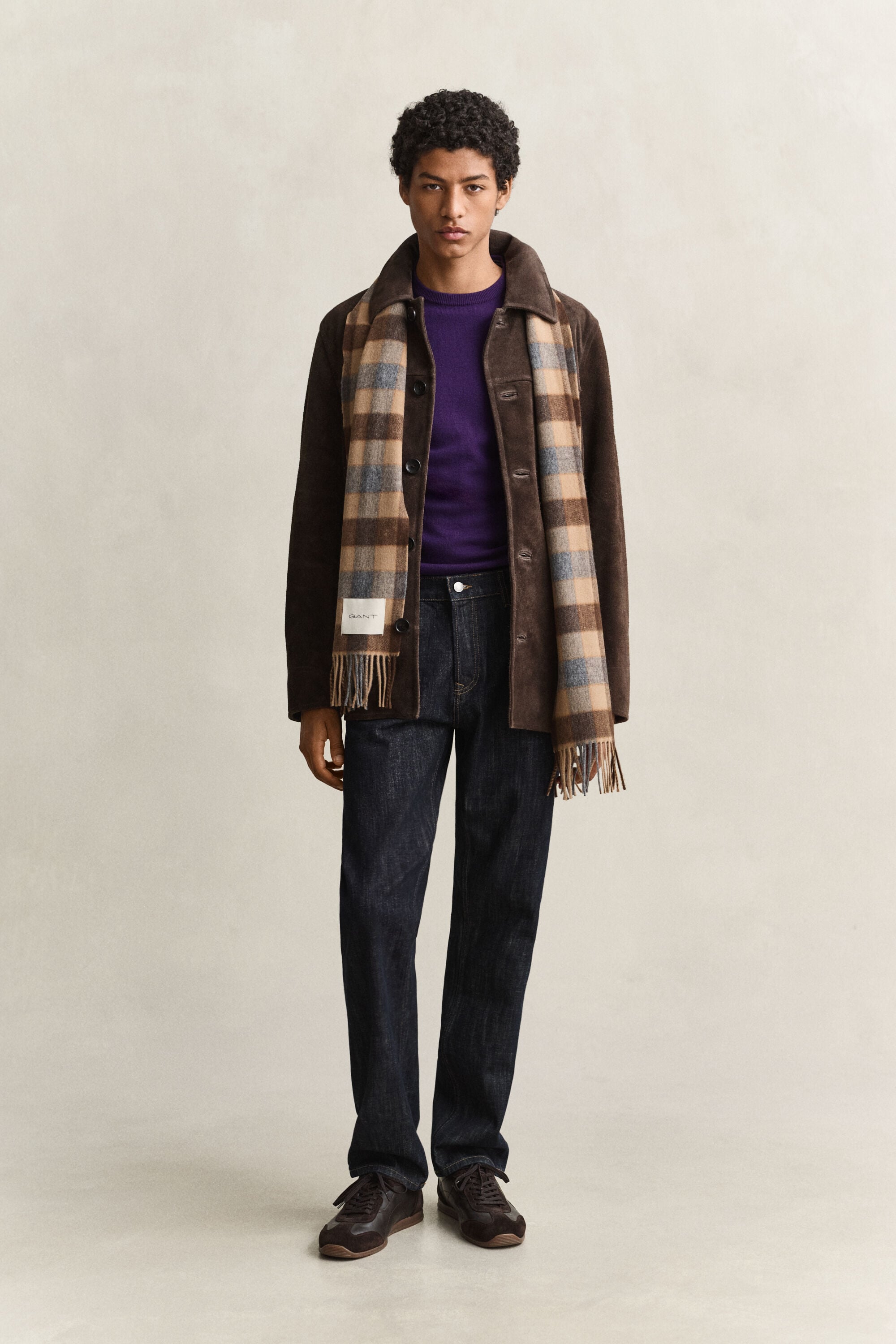 Pull col rond en laine d’agneau