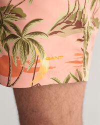 Hawaiian Print Swim Shorts