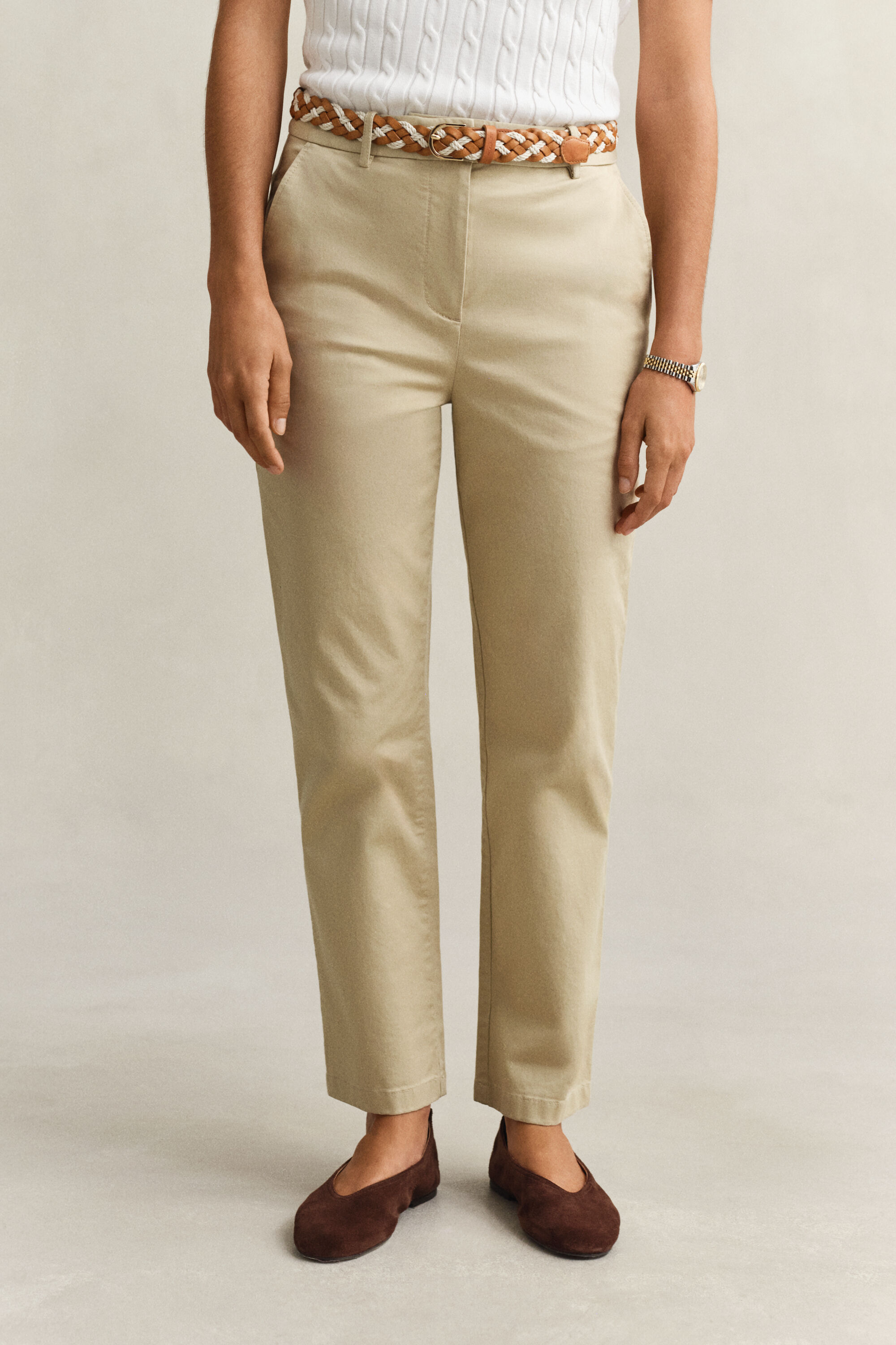 Pantalon chino coupe slim