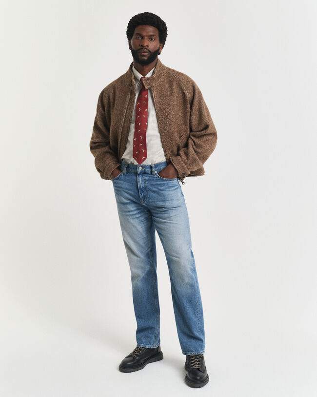 Chemise ultra-ample en coton Oxford à carreaux Luxury