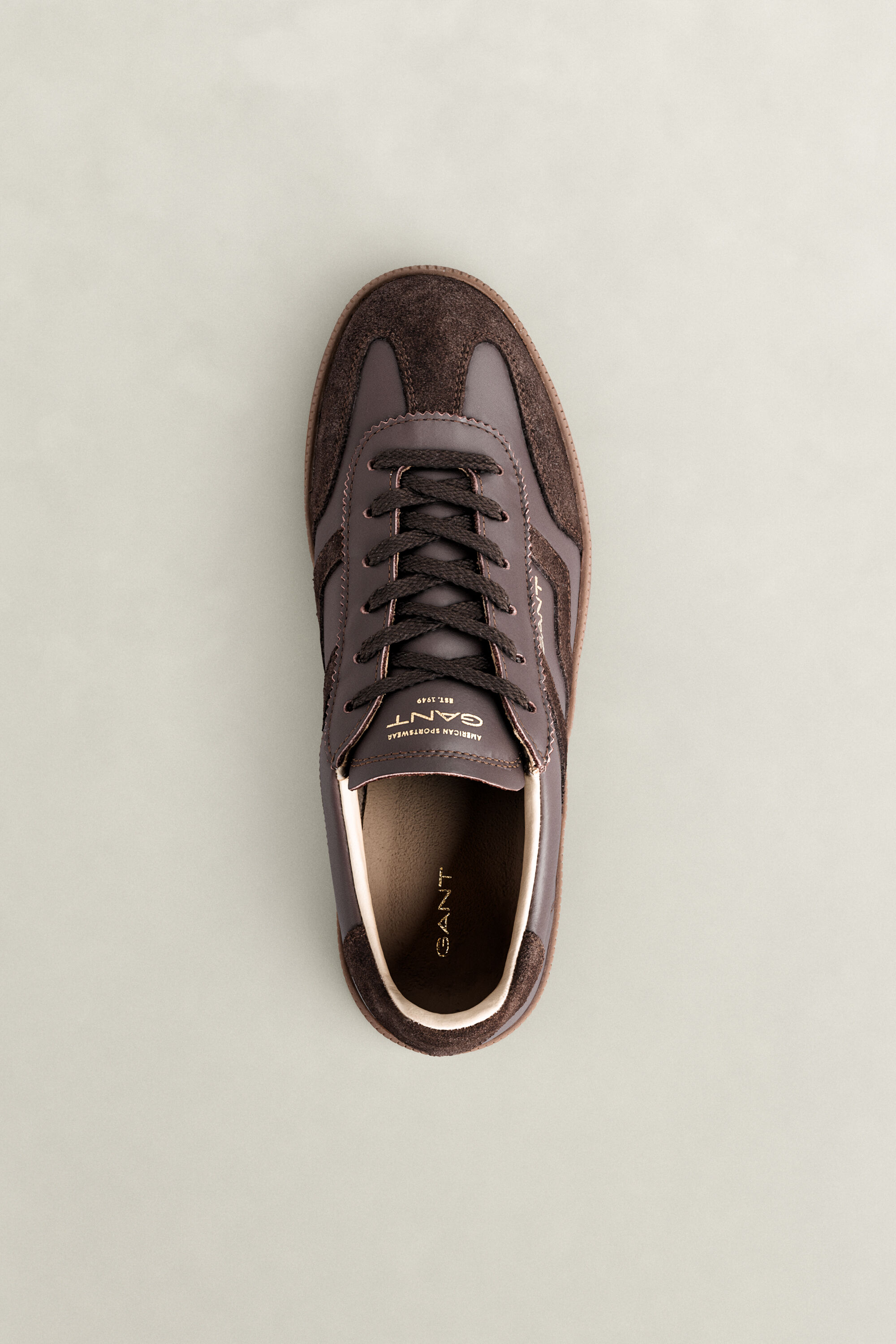 Cuzima-sneakers van suède-leer