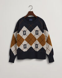 Pull ras du cou Argyle