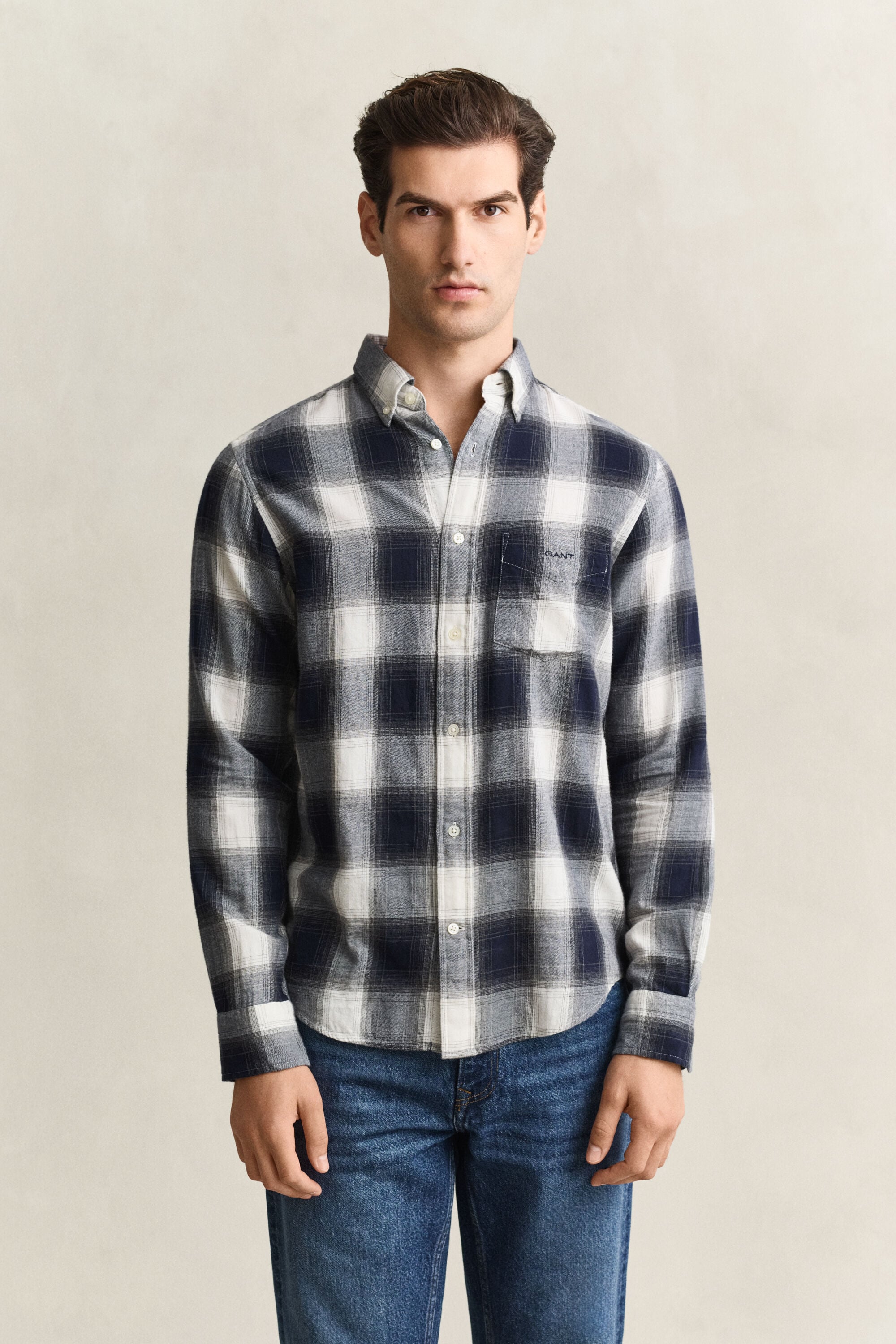 Geruit hemd van Windblown-flanel