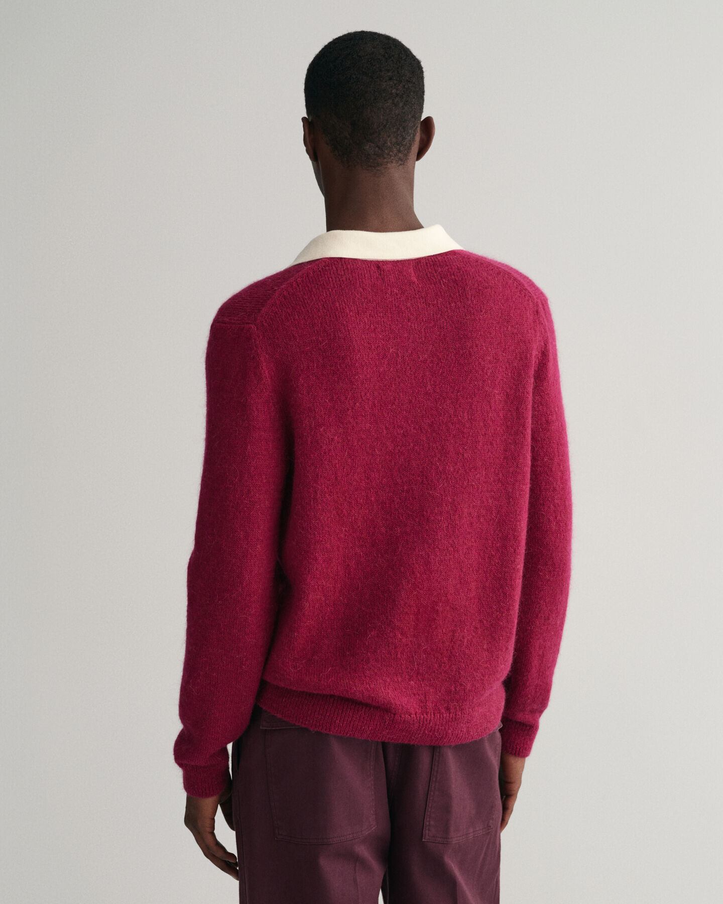 Mohair katoenen Rugger