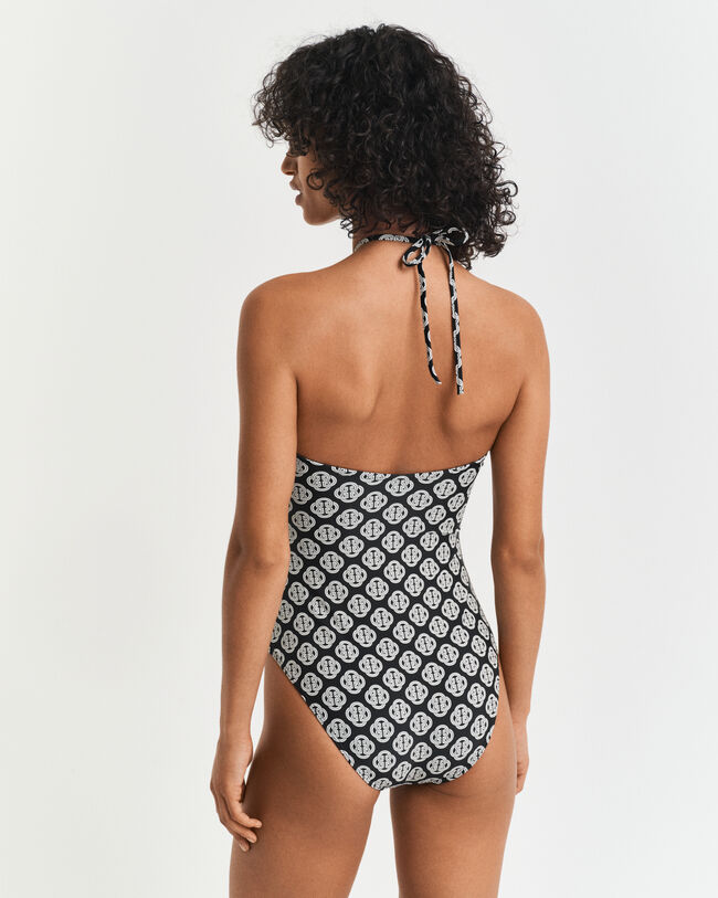 Maillot de bain avec monogrammes imprimés