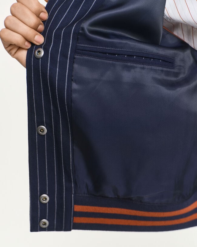 Veste Varsity de GANT à rayures tennis