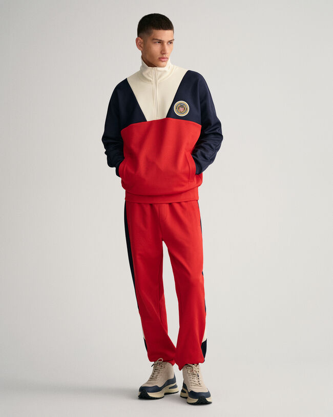 Crest Shield Tracksuit sweater met korte rits