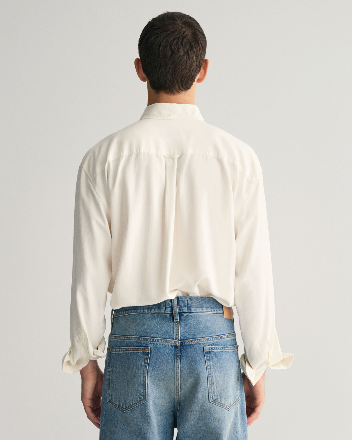 Chemise relaxed fit en soie