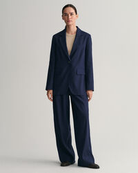 Veste blazer en lin stretch regular fit